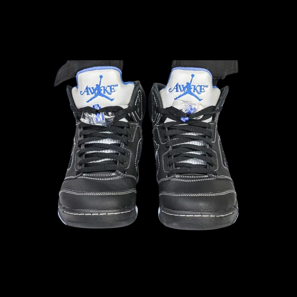 Awake NY x Air Jordan 5 Retro 'Boro - Racer Blue' - HypeFly India View 3
