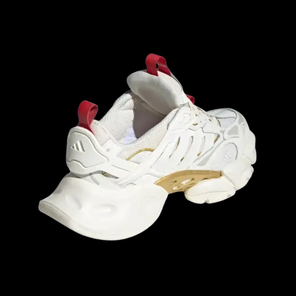 Adidas XLG Runner Deluxe Off White Gold Metallic Red - HypeFly India View 2