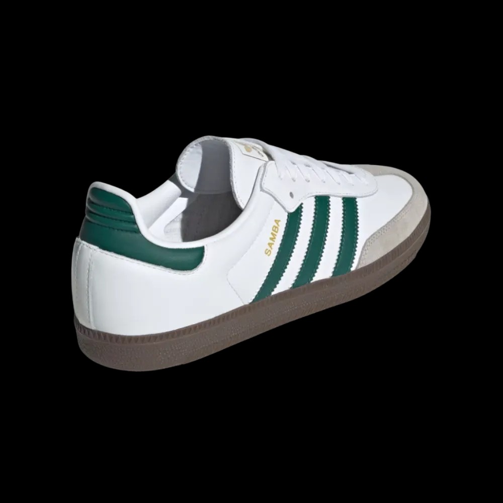 Adidas Samba OG 'Cloud White Collegiate Green' - HypeFly India View 3
