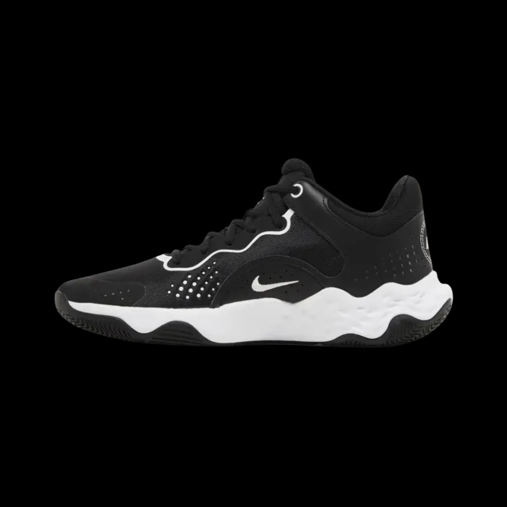 Nike Fly By Mid 3 Black White - HypeFly India View 3