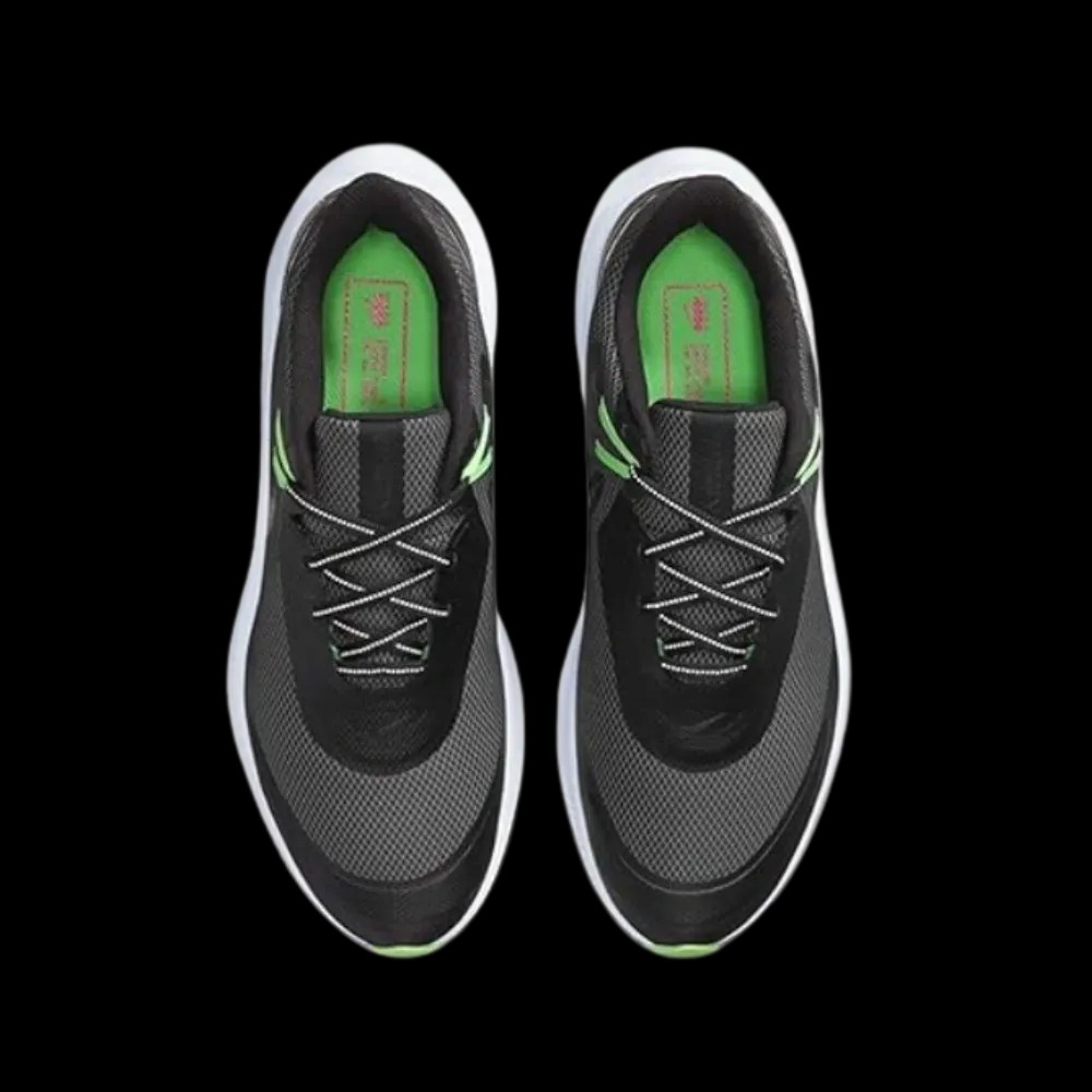 Nike Quest 3 Shield 'Black Poison Green' - HypeFly India View 3