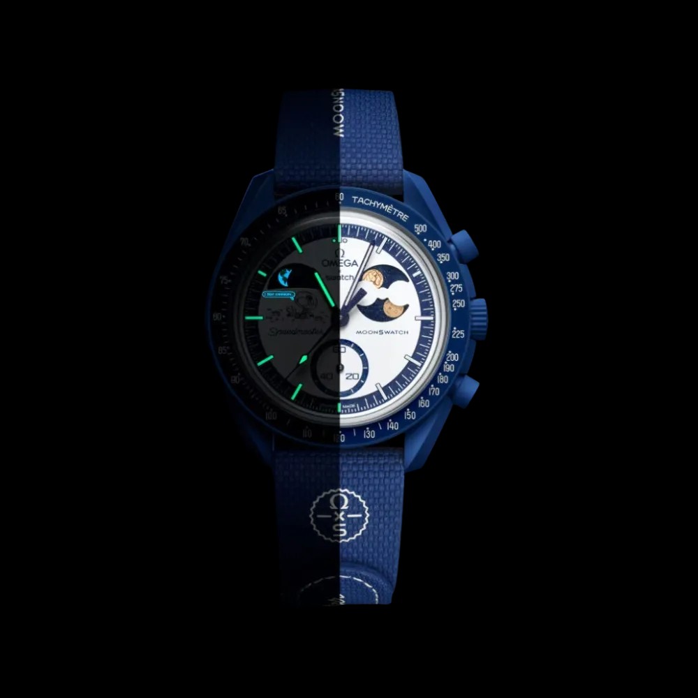 Swatch x Omega Earthphase Moonshine Gold Corn Moon - HypeFly India View 3
