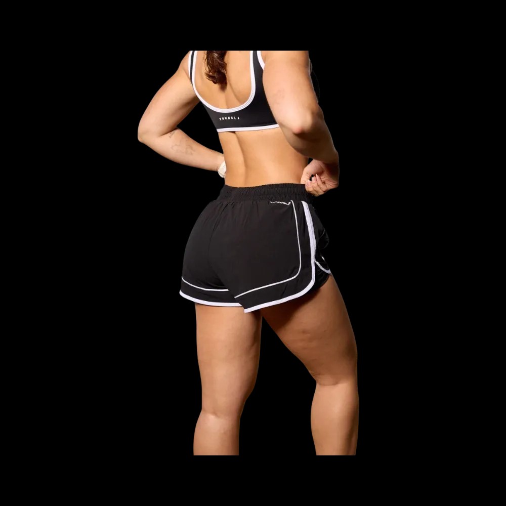 YoungLA Elevate Running Shorts Black - HypeFly India View 1