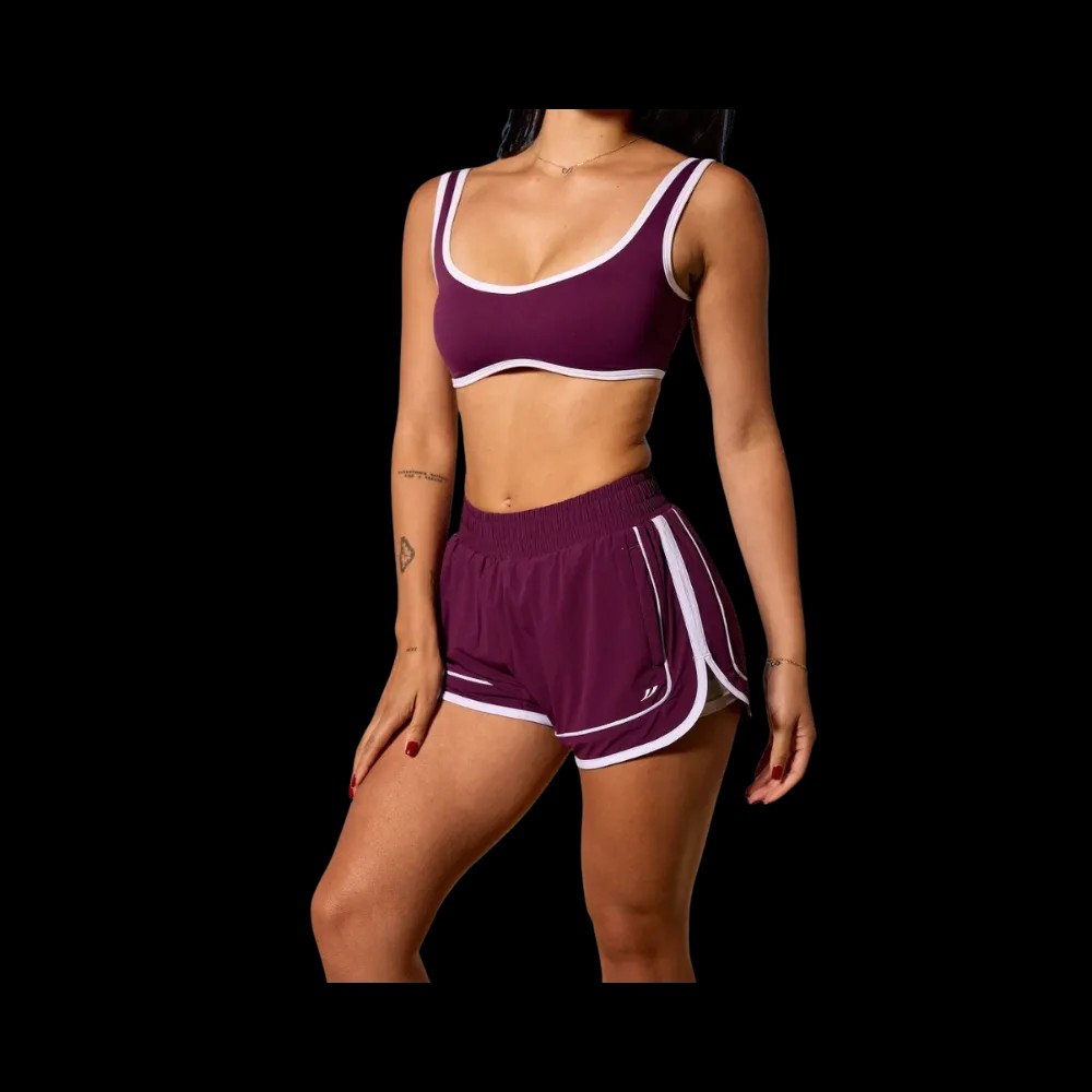 YoungLA Elevate Running Shorts Grape - HypeFly India View 1