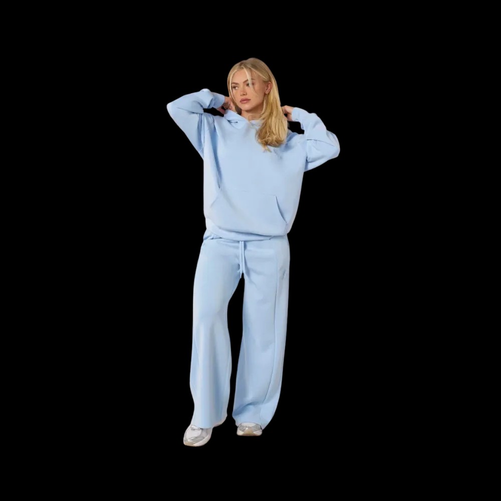 YoungLA Cloud Hoodie Blue - HypeFly India View 2