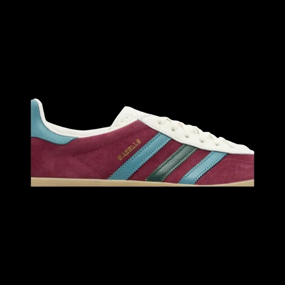 Adidas Gazelle 'Collegiate Burgundy Green' - HypeFly India View 4