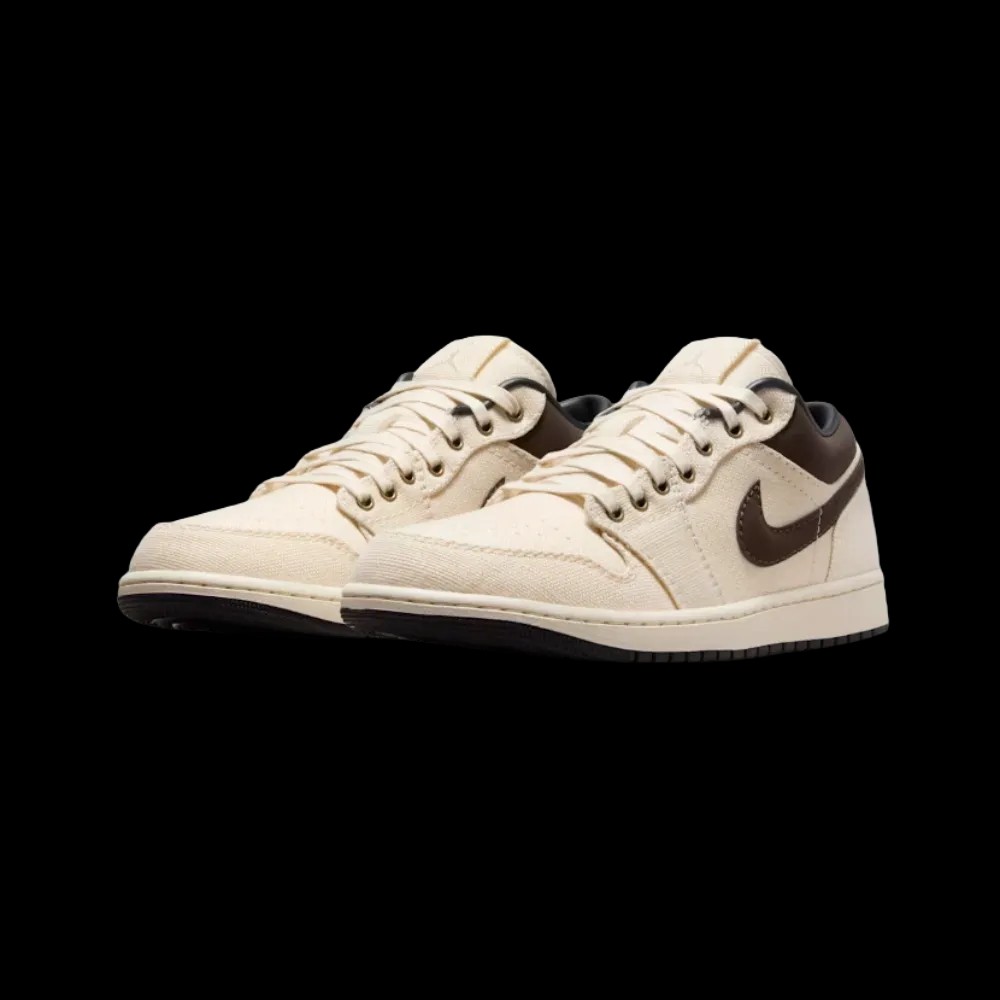 Air Jordan 1 Low Premium 'Ivory Baroque Brown' - HypeFly India View 4