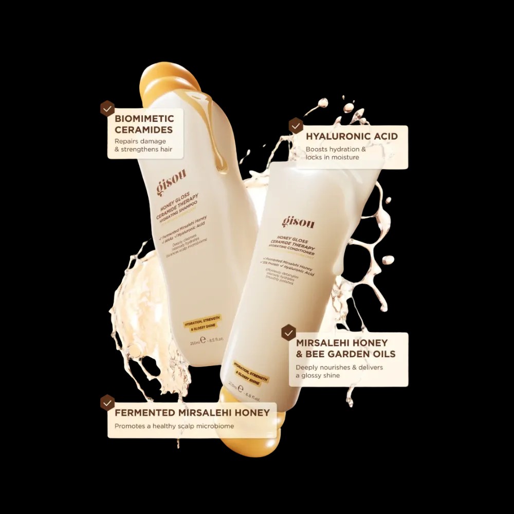 Gisou Honey Gloss Hair Wash Duo - HypeFly India View 3