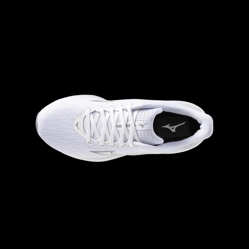 Mizuno Wave Rider 28 White-Ultimate Grey - HypeFly India View 5