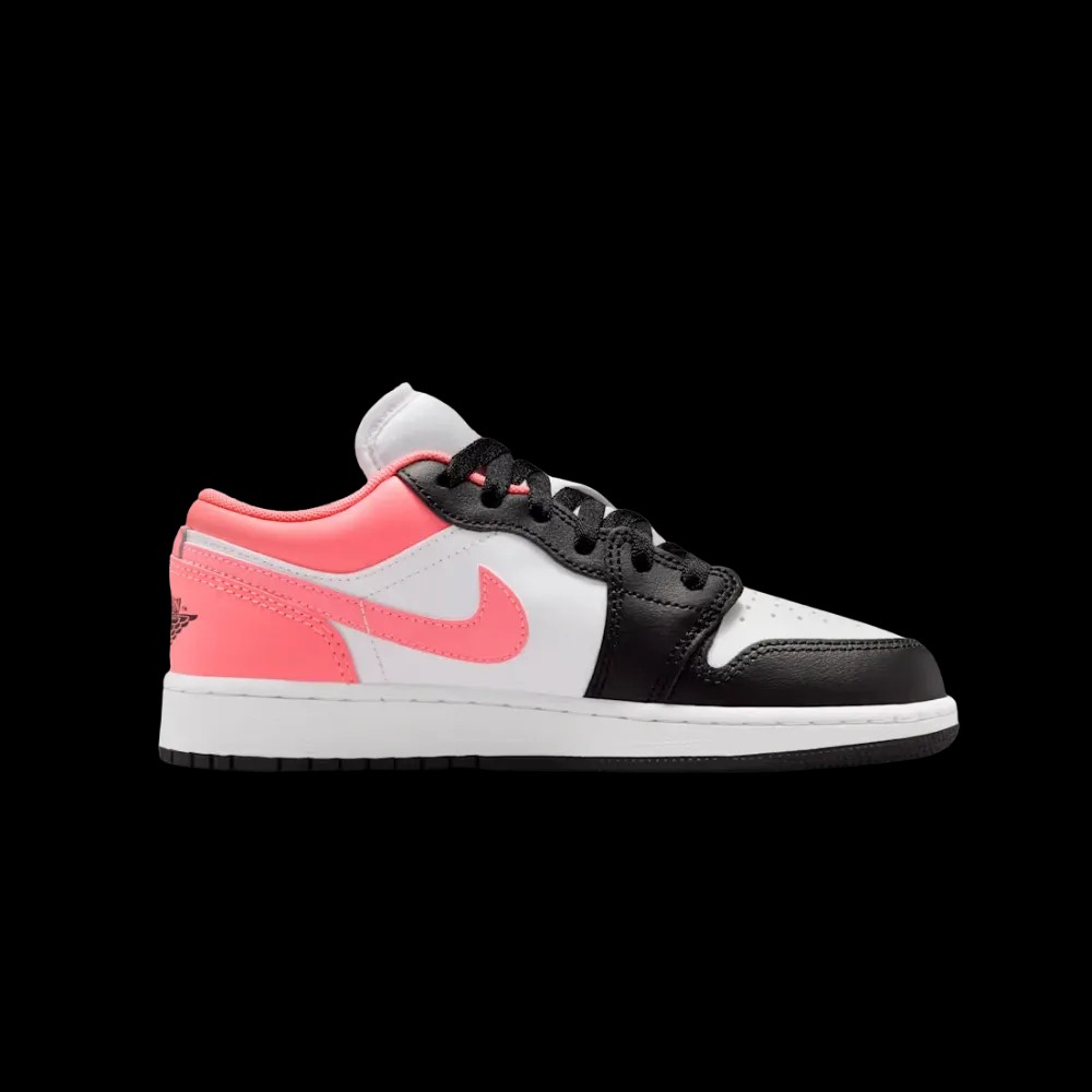 Air Jordan 1 Low Black Pink Gaze (GS) - HypeFly India View 1