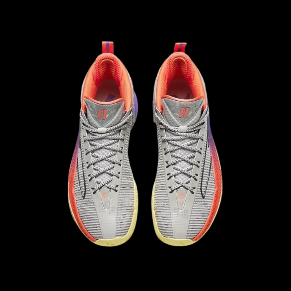 Anta KT9 Gray Orange Purple - HypeFly India View 3