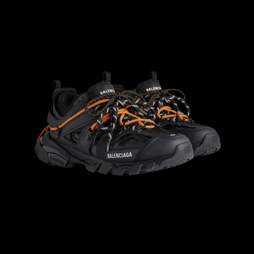 Balenciaga Track Trail Laces Sneaker In Black - HypeFly India View 5