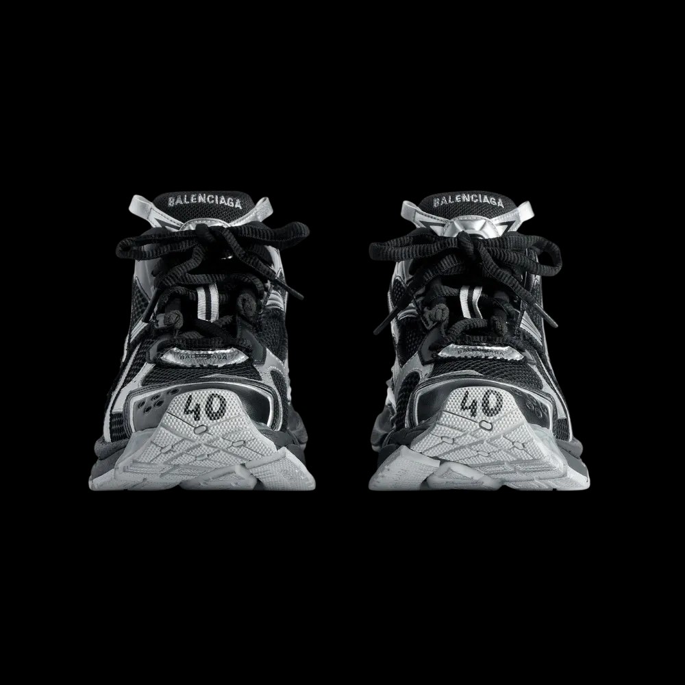 Balenciaga Runner Sneaker In Black - HypeFly India View 4