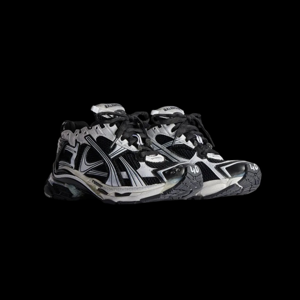 Balenciaga Runner Sneaker In White - HypeFly India View 5