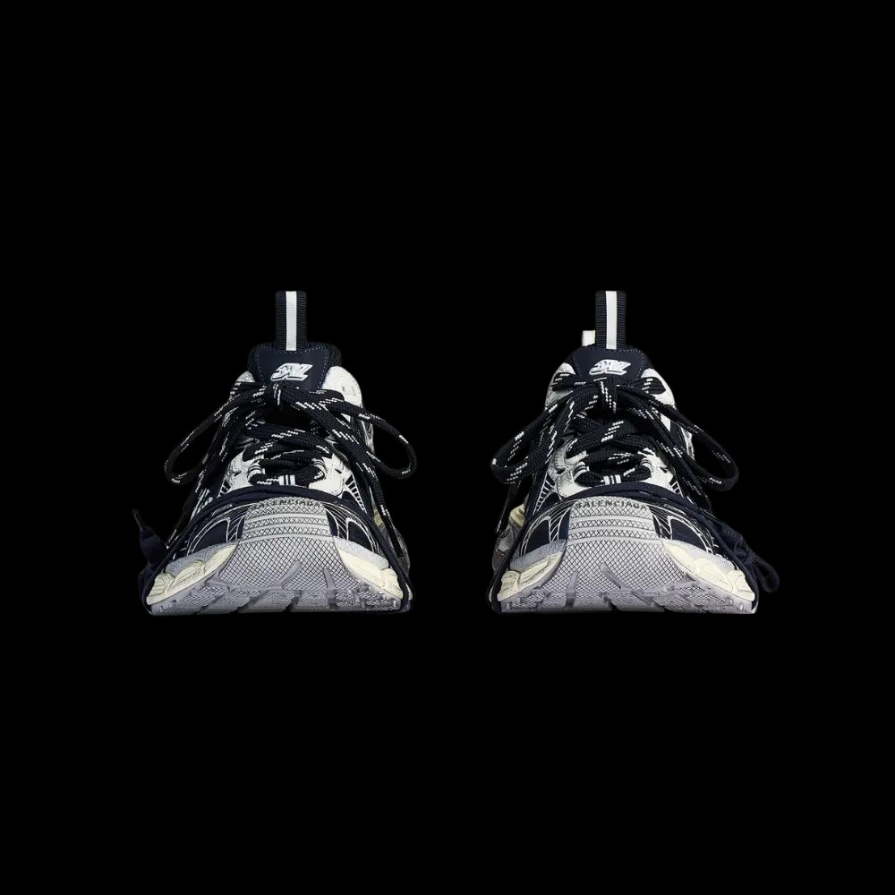 Balenciaga 3XL Split Logo Sneaker In Eggshell - HypeFly India View 5