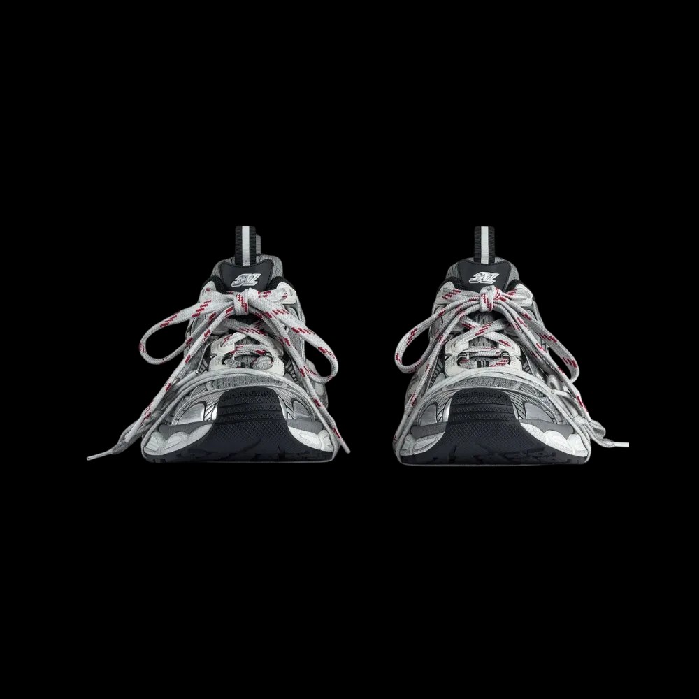 Balenciaga 3XL Split Logo Sneaker In White - HypeFly India View 4