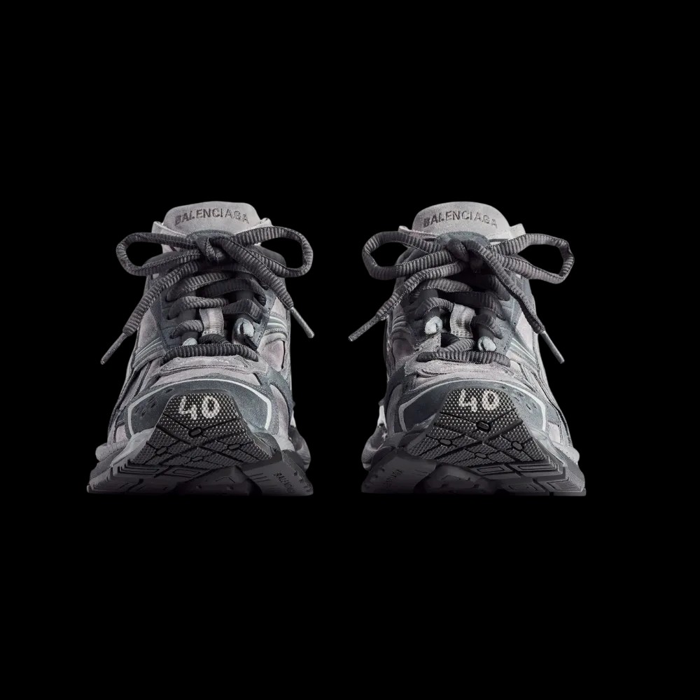 Balenciaga Runner Sneaker In Grey - HypeFly India View 4