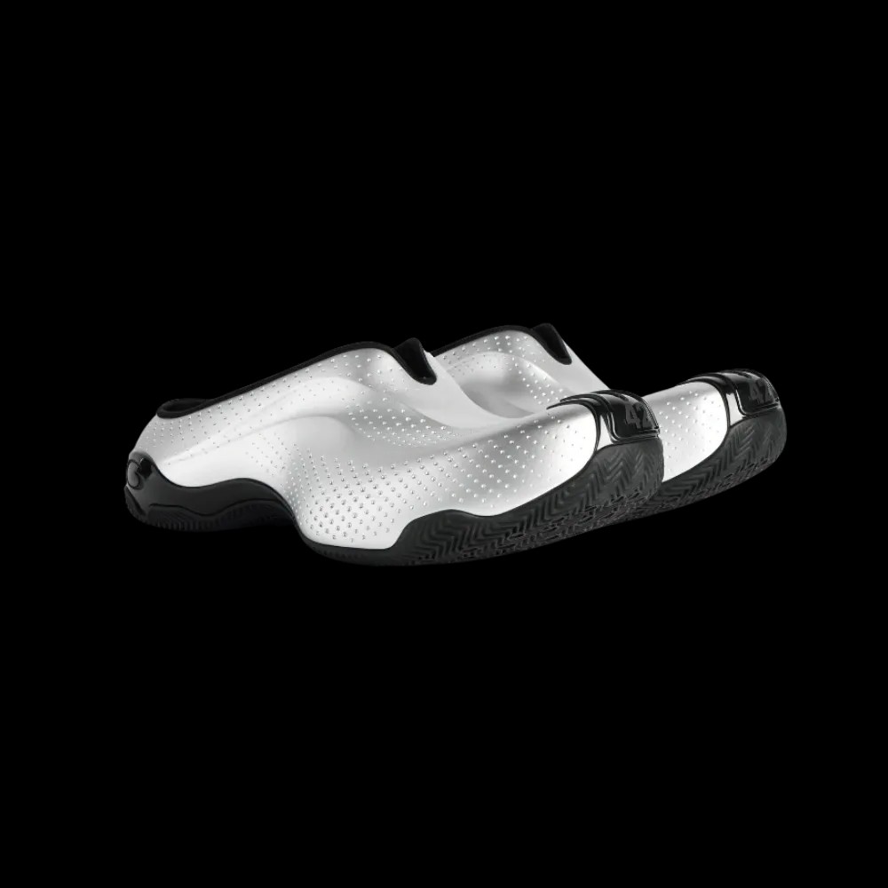 Balenciaga Basketball Mule Sneaker In Silver - HypeFly India View 5