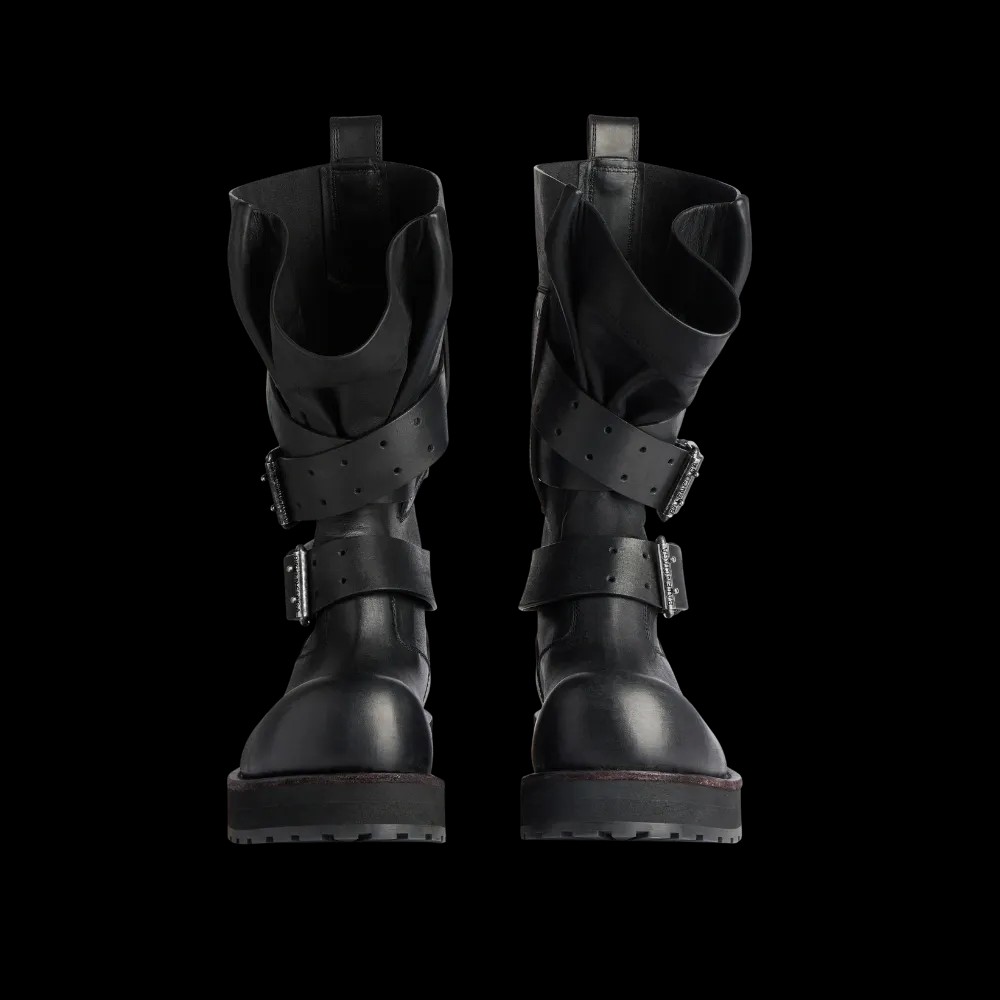 Balenciaga Venom High Boot In Black - HypeFly India View 4