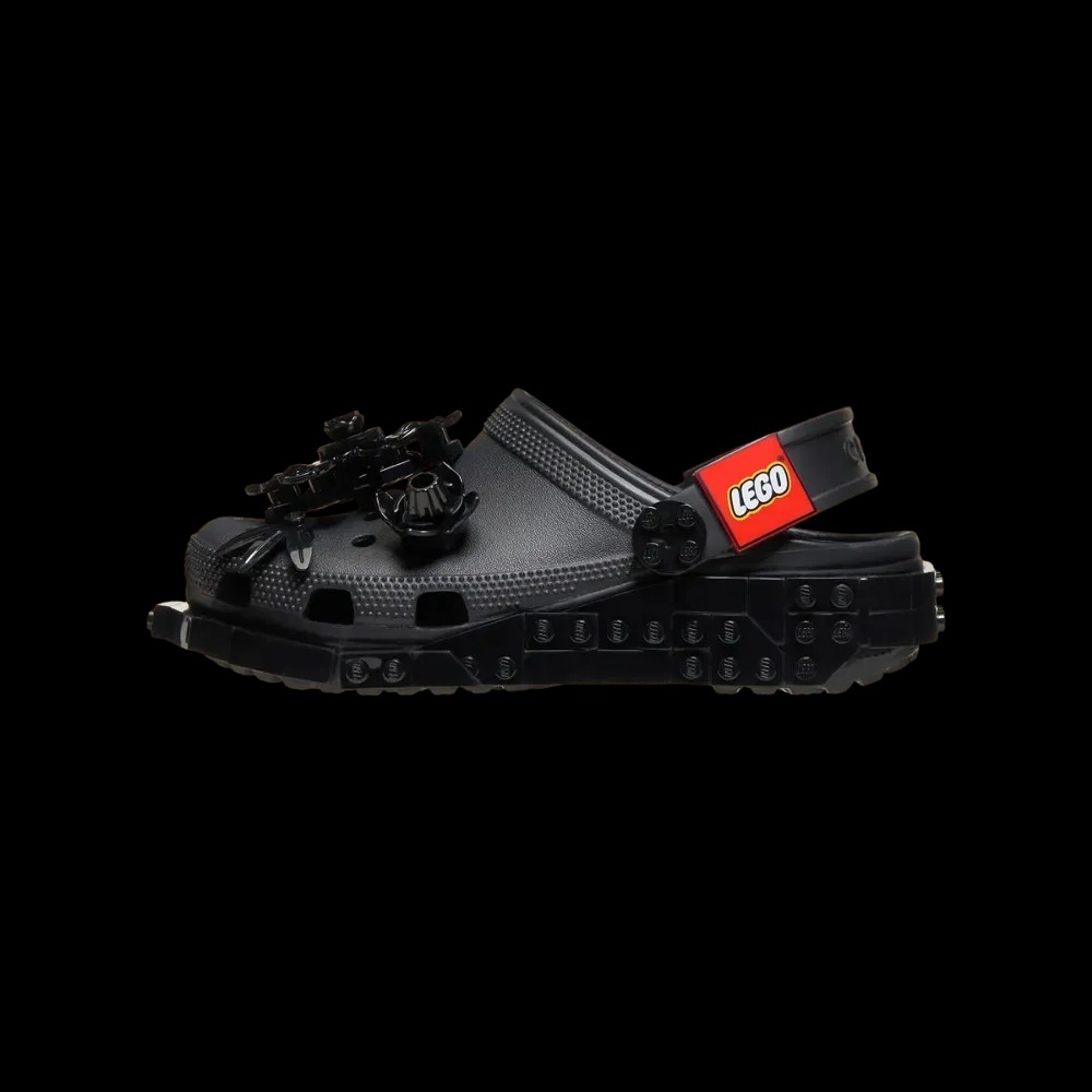 Lego x Crocs Midnight Garden Creativity Clog 'Black Red' - HypeFly India View 3