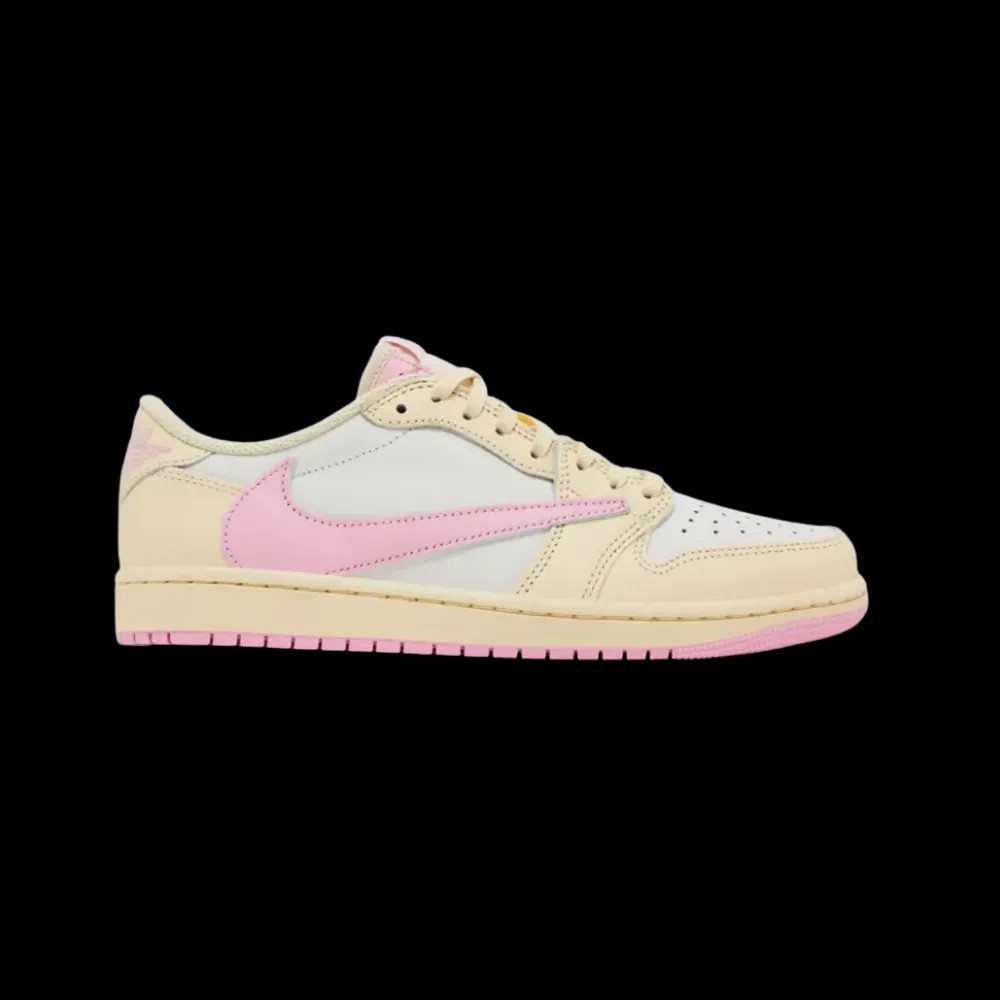 Travis Scott x Air Jordan 1 Retro Low OG 'Shy Pink' - HypeFly India View 1
