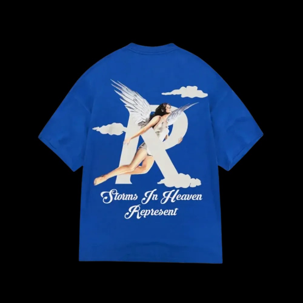Represent Storms In Heaven T-shirt 'Cobalt' - HypeFly India View 1