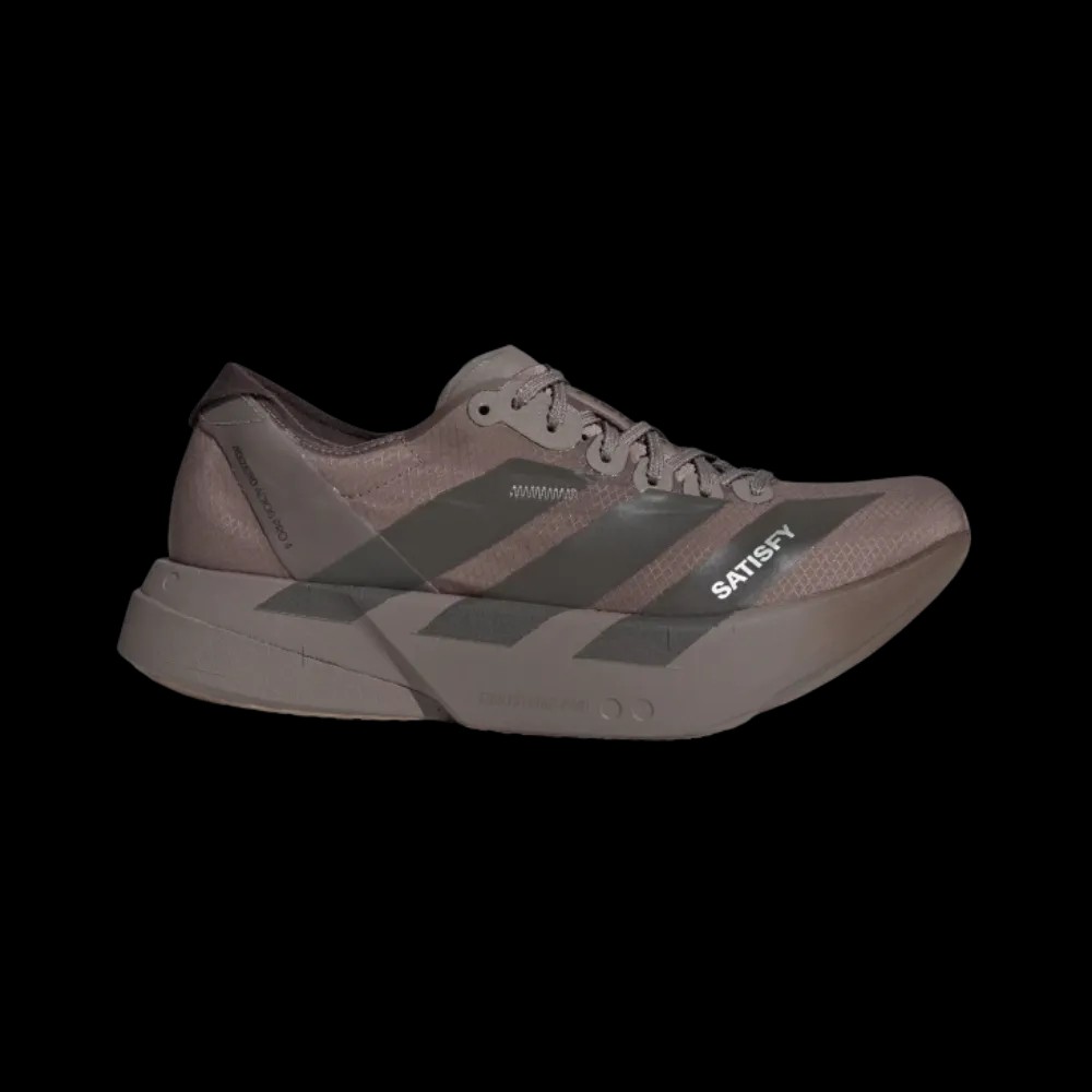 Satisfy x Adidas Adizero Adios Pro 4 'Earth Brown' - HypeFly India View 1