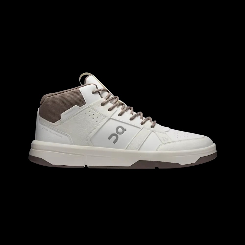 On Running The Roger Clubhouse Mid Ivory Ash - HypeFly India View 1