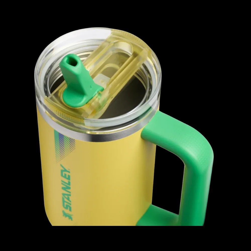 Stanley Country Collection Quencher Protour Flip Straw Tumbler Team Yellow Green 30 OZ - HypeFly India View 3