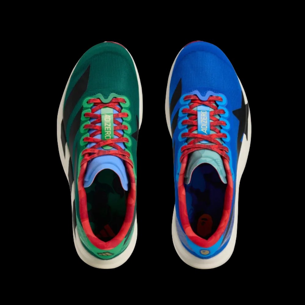 BAPE X Adidas Adizero Evo SL 'Blue Green' - HypeFly India View 3