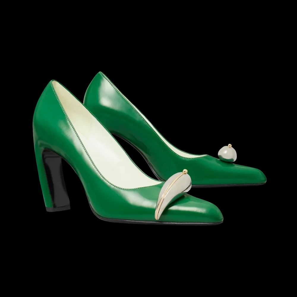 Tory Burch Pierced Pump Grass - HypeFly India View 2