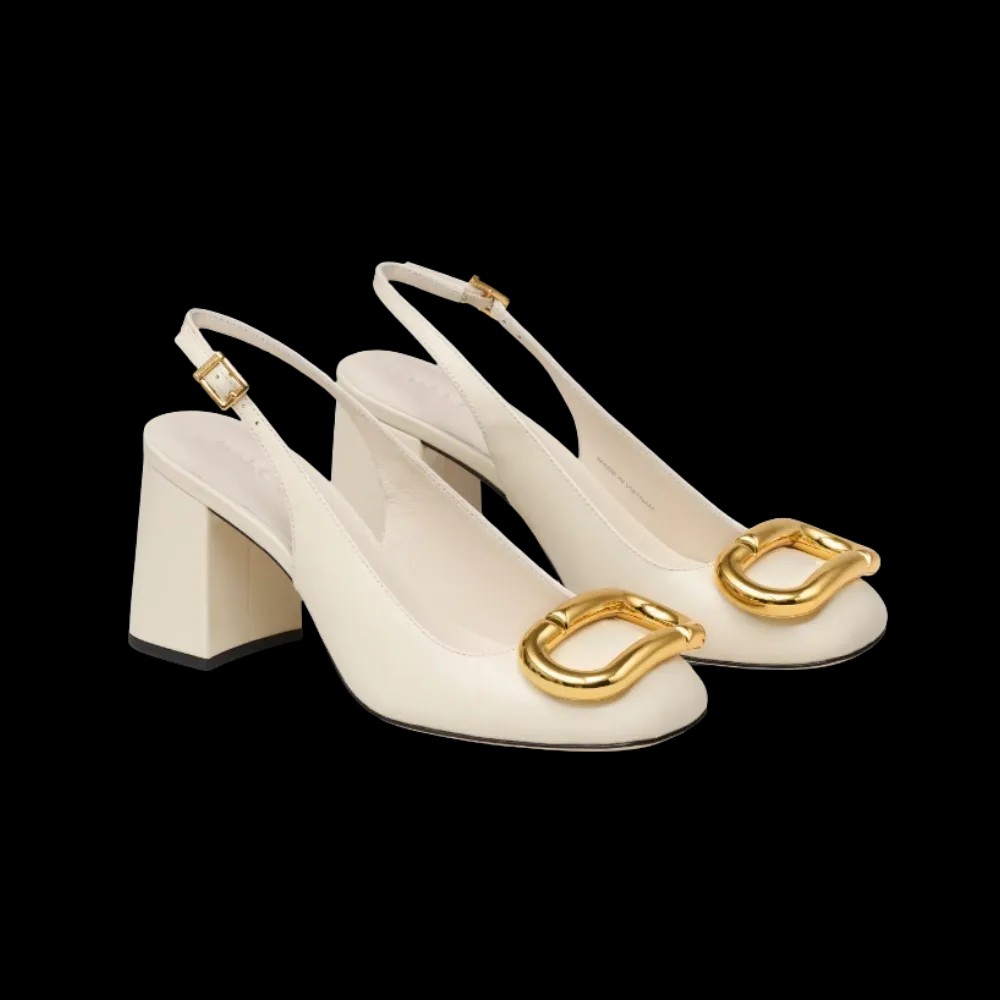 Marc Jacobs Pop J Marc Slingback Cloud White - HypeFly India View 4