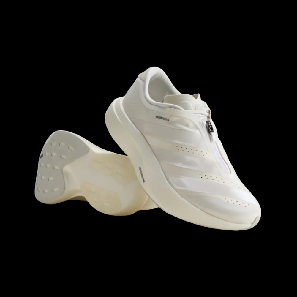 Adidas Adizero Evo SL Zip 'White Zero Metalic' - HypeFly India View 3