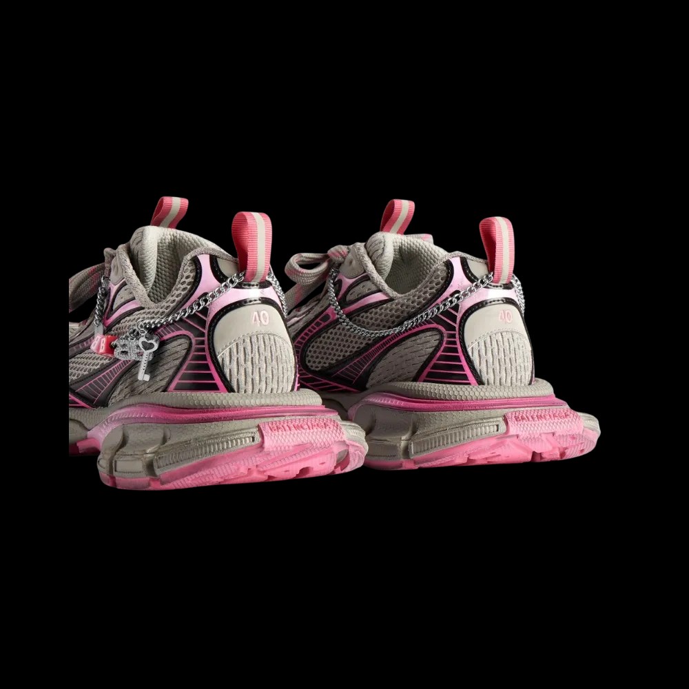 Balenciaga 3XL Gradient Sneaker With Charms In Pink - HypeFly India View 3