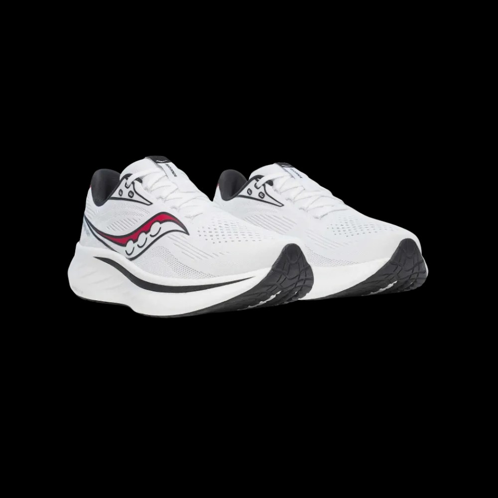 Saucony Ride 18 White | Black - HypeFly India View 5