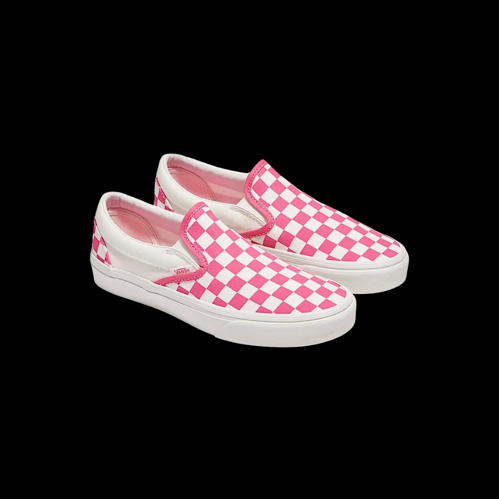 Vans Classic Slip-On Checkerboard Shoe Honeysuckle Pink - HypeFly India View 5