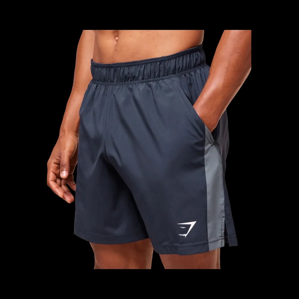 Gymshark Strong Sport 7" Short Iron Blue - HypeFly India View 5