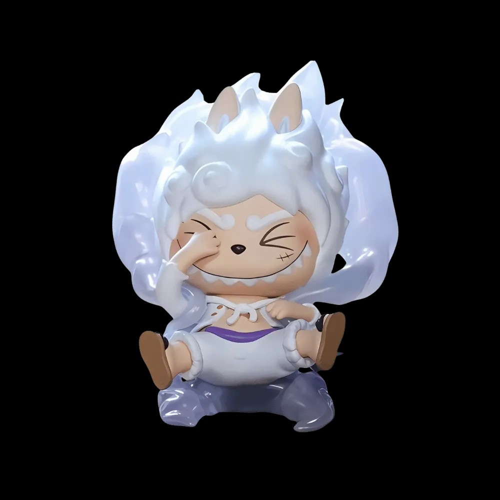 Pop Mart Labubu The Monsters x One Piece Series Monkey.D.Luffy Gear 5 (Secret Edition) Figure - HypeFly India View 1