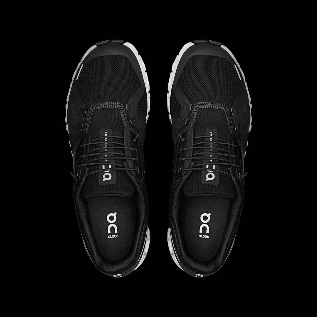 On Running Cloud 6 Black White - HypeFly India View 2