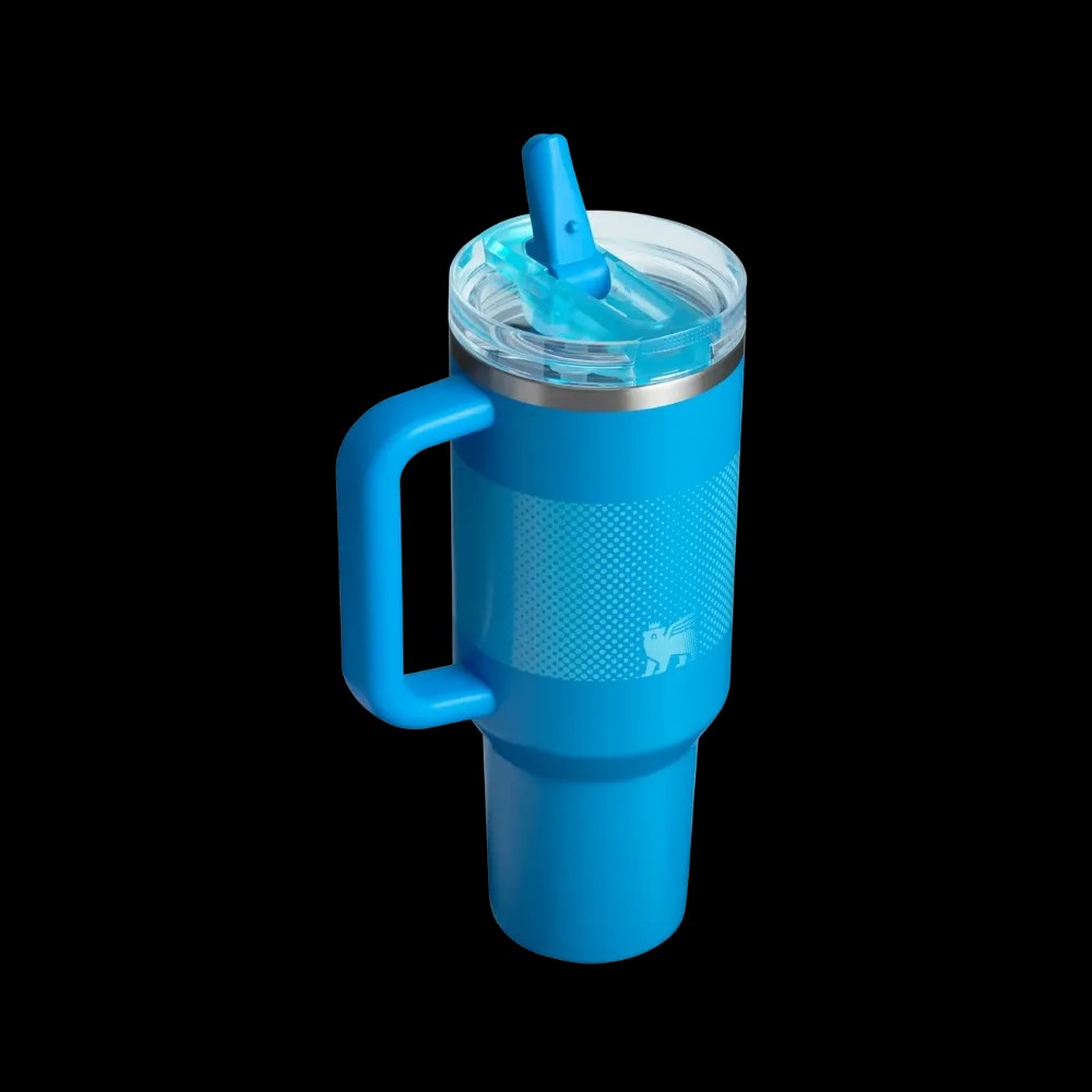 Stanley Quencher ProTour Flip Straw Tumbler (40OZ) Azure Fade - HypeFly India View 2