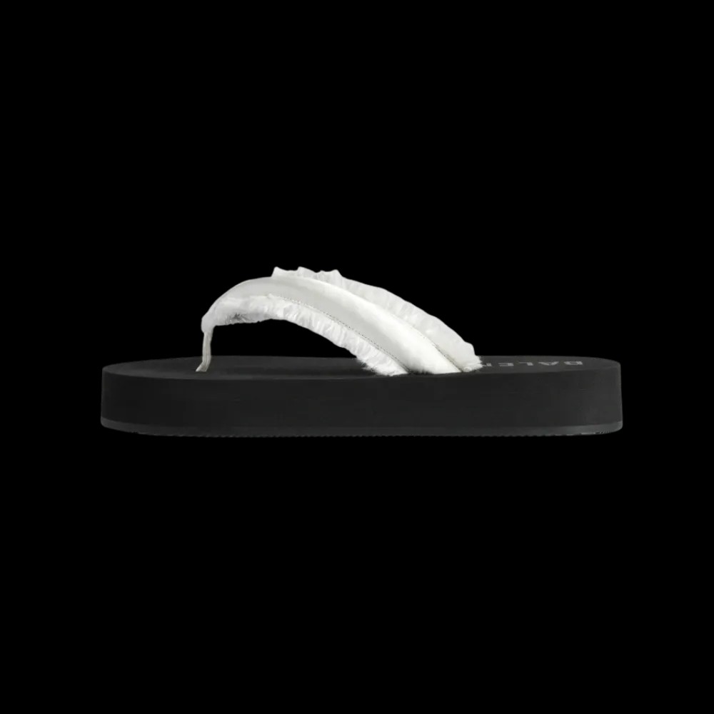 Balenciaga Jet Lag Thong In Off White - HypeFly India View 3