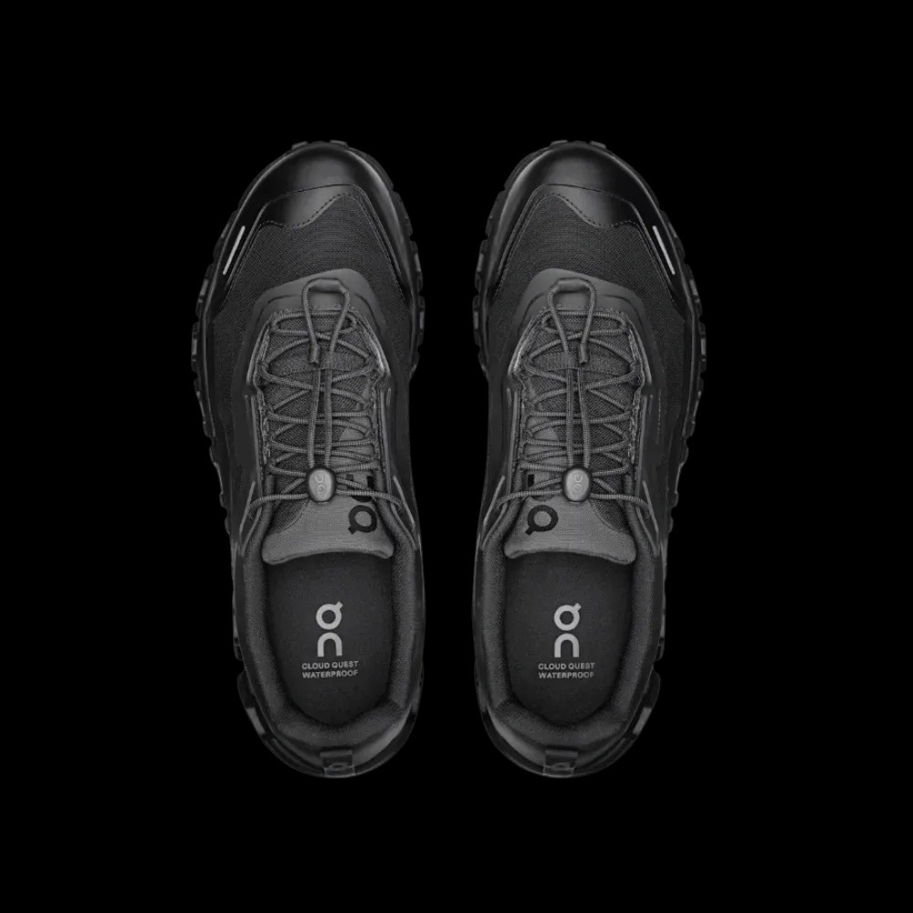 On Running Cloud 6 Geo Waterproof Black  - HypeFly India View 5