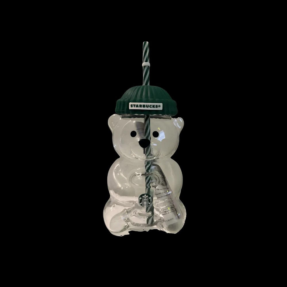 Starbucks Bear "Bearista" Glass Tumbler Cup  - HypeFly India View 2