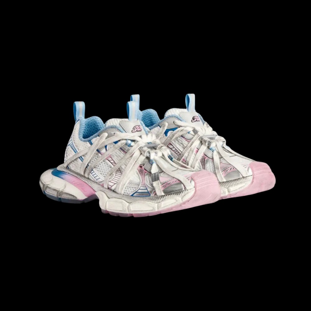 Balenciaga 3XL Extreme Laces B Sneaker In Pink - HypeFly India View 5