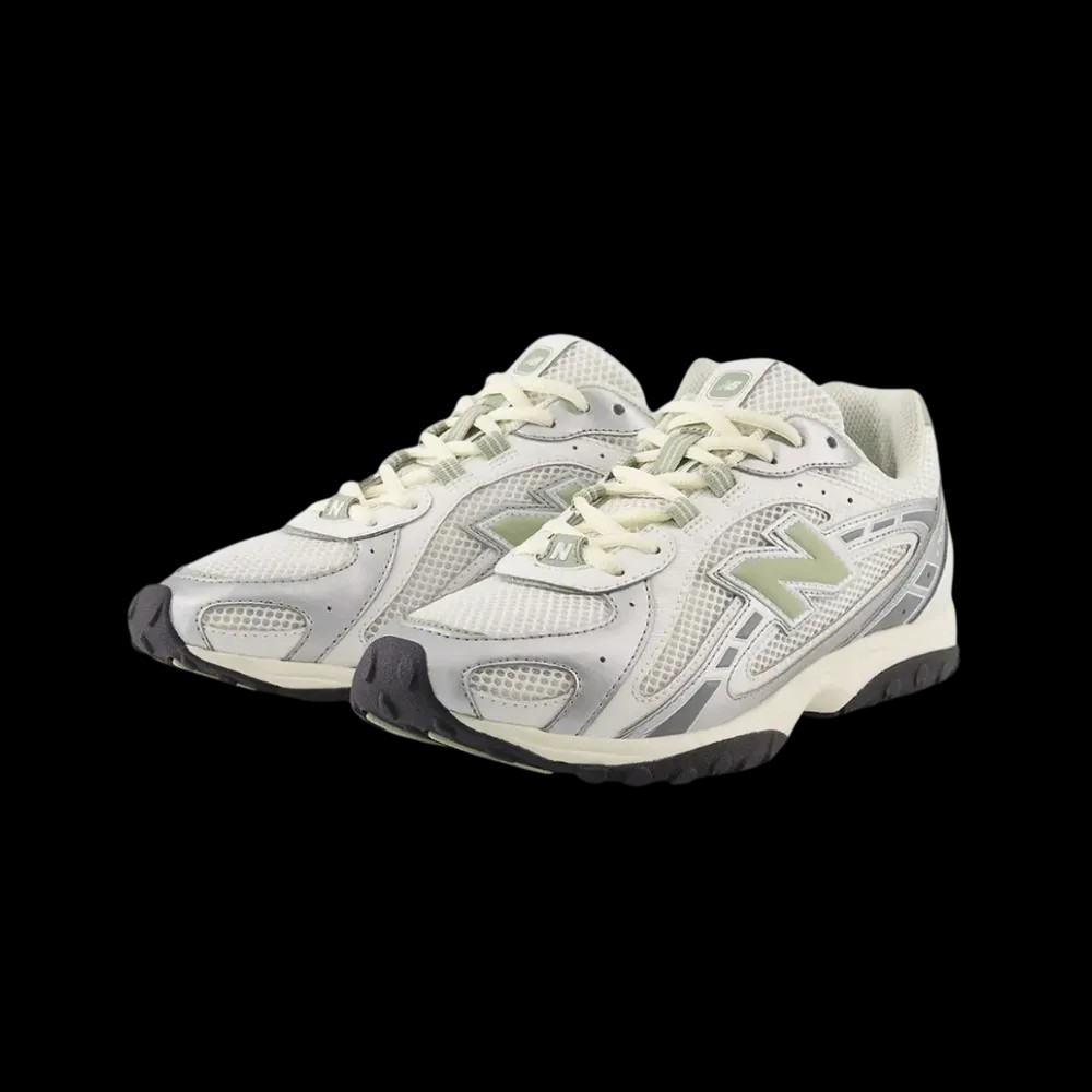 New Balance 204L 'Silver Metallic Sage Green' - HypeFly India View 5