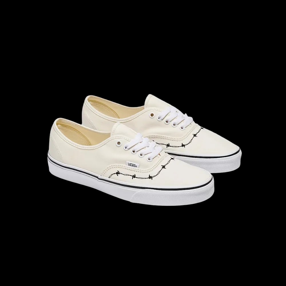 Vans Authentic Shoe Barbed Off White - HypeFly India View 5