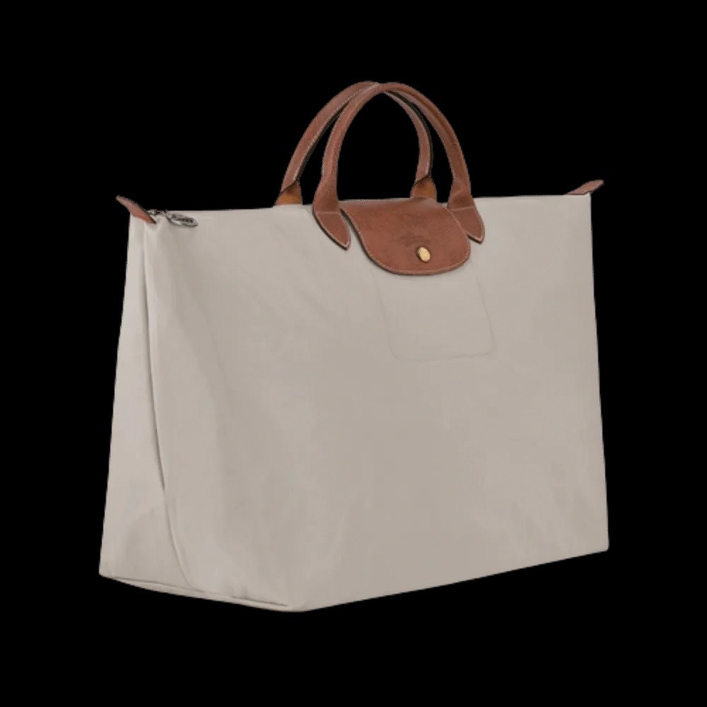 Longchamp Le Pliage Original L Travel bag Pebble - Recycled canvas - HypeFly India View 4
