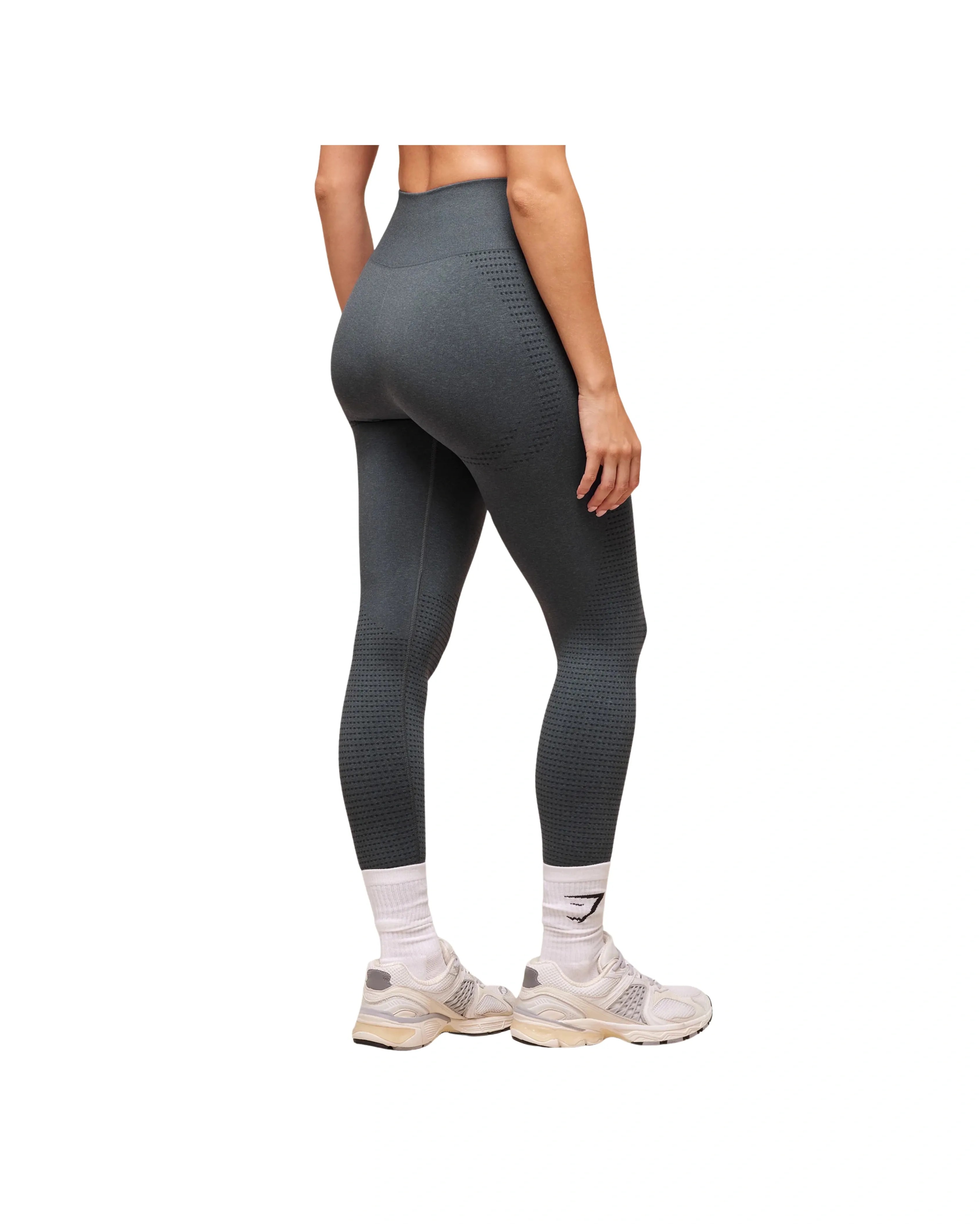 Gymshark Vital Leggings regular Strong Grey Marl - HypeFly India View 2