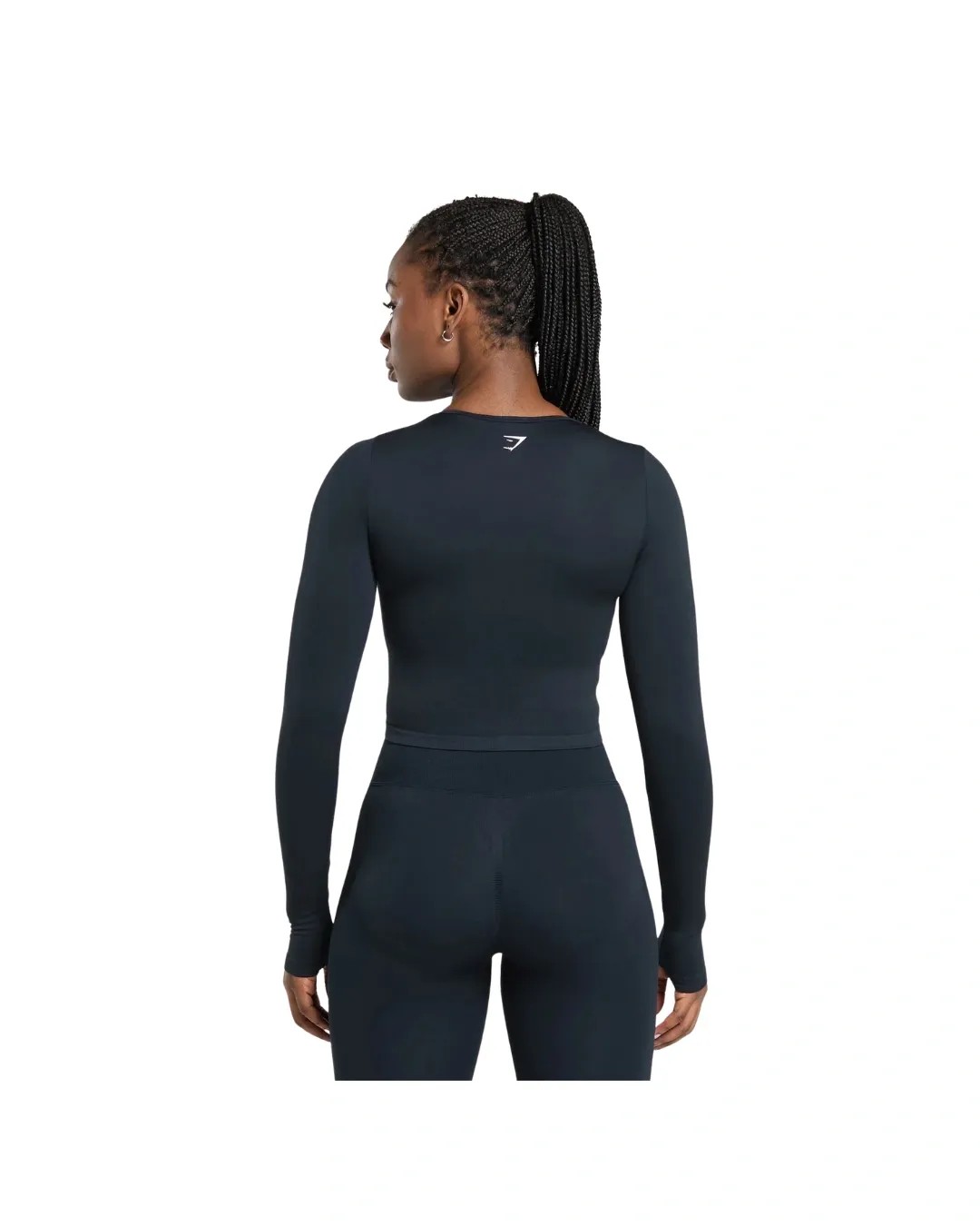 Gymshark Lift Seamless Zip Up Jacket Midnight Blue - HypeFly India View 2