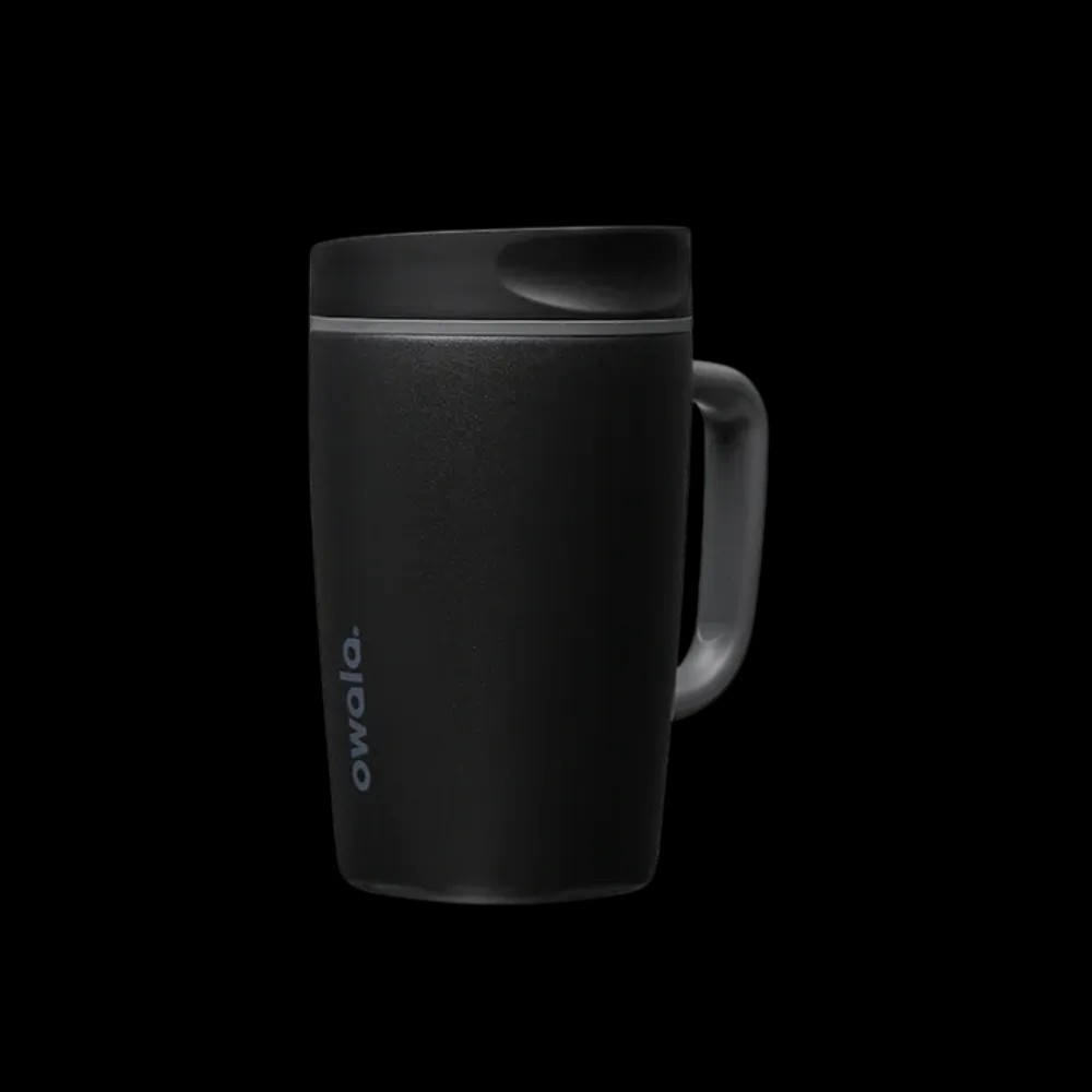 Owala Smoothsip-Slider-With-Handle 12oz "Very, Very Dark" - HypeFly India View 3